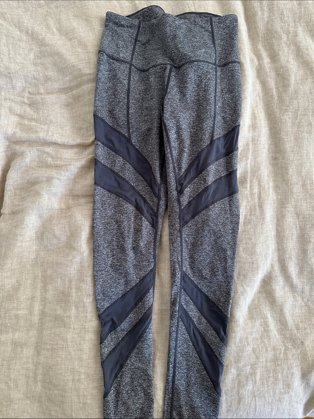 Zella Heather Grey Mesh Leggings